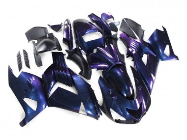 Wholesale 2006-2011 Kawasaki ZX14R ZZR1400 Motorcycle Fairings - Chameleon Blue Purple Canada