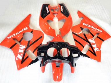Wholesale 1987-1989 Honda CBR400RR NC23 Motorcycle Fairings - Orange Glossy Black Canada