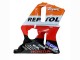 1987-1989 Honda CBR400RR NC23 Motorcycle Fairings - Orange White Red Glossy Black Repsol HRC Canada
