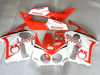 Wholesale 1987-1989 Honda CBR400RR NC23 Motorcycle Fairings - Orange White Pramac Canada