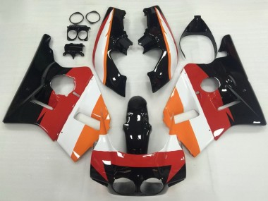 Wholesale 1987-1989 Honda CBR400RR NC23 Motorcycle Fairings - Orange White Red Glossy Black Canada