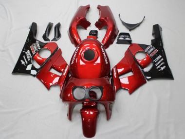 Wholesale 1990-1999 Honda CBR400RR NC29 Motorcycle Fairings - Red Glossy Black Canada