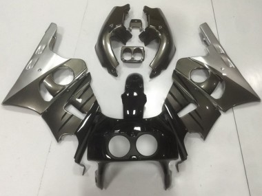 Wholesale 1990-1999 Honda CBR400RR NC29 Motorcycle Fairings - Silver Grey Glossy Black Canada