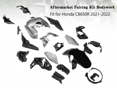 Wholesale 2019-2022 Honda CB650R Motorcycle Fairings - Silver Black Canada