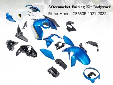 Wholesale 2019-2022 Honda CB650R Motorcycle Fairings - Blue Gold Black Canada
