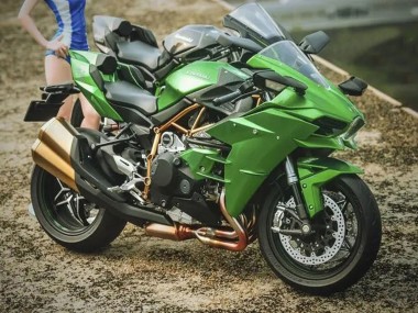 Wholesale 2015-2022 Kawasaki Ninja H2 Motorcycle Fairings - Green Canada