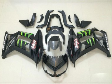 Wholesale 2010-2016 Kawasaki Z1000SX Motorcycle Fairings - Glossy Black Green Monster Canada