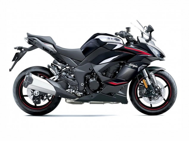 2020-2025 Kawasaki Z1000SX Motorcycle Fairings - Black Silver Ninja Canada