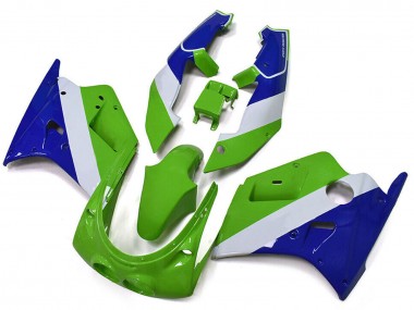 Wholesale 1989-1990 Kawasaki ZXR250 Motorcycle Fairings - Green White Blue Canada