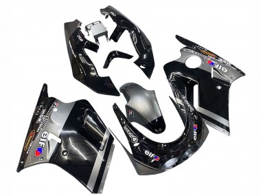Wholesale 1989-1990 Kawasaki ZXR250 Motorcycle Fairings - Glossy Black Grey Elf Touch4 Bridgestone Canada