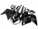 2007-2009 Kawasaki GTR1400/ZG1400 Motorcycle Fairings - Matte Black Green Lines Canada