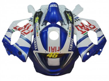Wholesale 1996-2007 Yamaha YZF600R Thundercat Motorcycle Fairings - White Blue Red Fiat 46 Canada