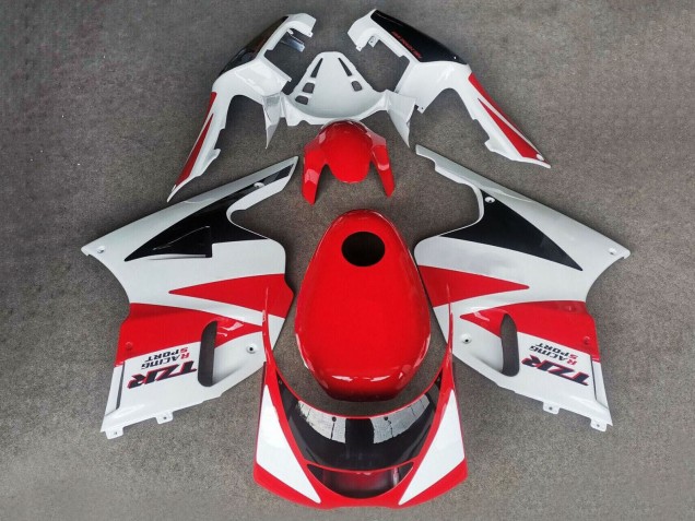 1991-1994 Yamaha TZR250 3XV Motorcycle Fairings - White Red Black Racing Canada