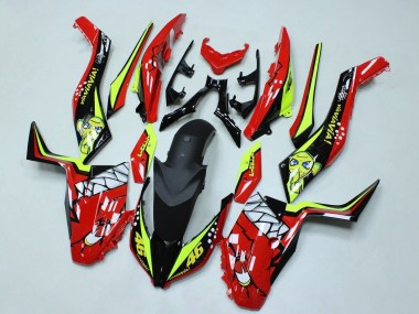 Wholesale 2017-2021 Yamaha XMAX300 Motorcycle Fairings - Red Yellow Black Shark 46 Canada