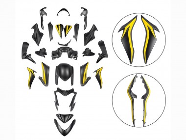 Wholesale 2015-2020 Suzuki GSX-S 1000 Motorcycle Fairings - Black Yellow Canada