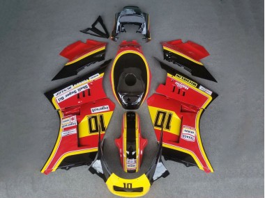Wholesale 1984-1987 Suzuki RG400 RG500 RG400/500 Motorcycle Fairings - Red Yellow Black 10 Canada