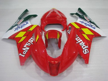 Wholesale 2003-2006 Aprilia RSV1000 Motorcycle Fairings - Red Yellow White Spains No1 Valsir Castrol Canada