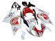 2003-2006 Aprilia RSV1000 Motorcycle Fairings - White Red Lucky Strike Motul 34 Canada