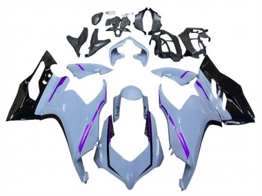 Wholesale 2020-2024 Ducati Panigale V2 Motorcycle Fairings - Glossy Grey Purple Glossy Black Canada