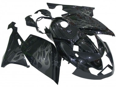 Wholesale 2005-2010 BMW K1200S Motorcycle Fairings - Glossy Black Grey Flame Canada