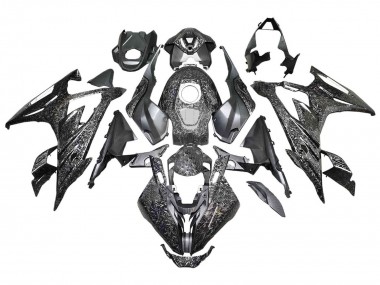 Wholesale 2023-2024 BMW S1000RR Motorcycle Fairings - Black Forged Carbon Fiber Canada