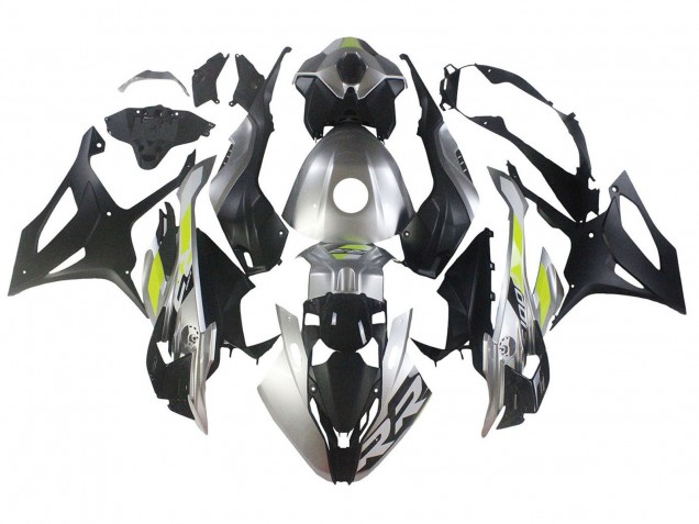 2023-2024 BMW S1000RR Motorcycle Fairings - Silver Matte Black Lime Green Canada