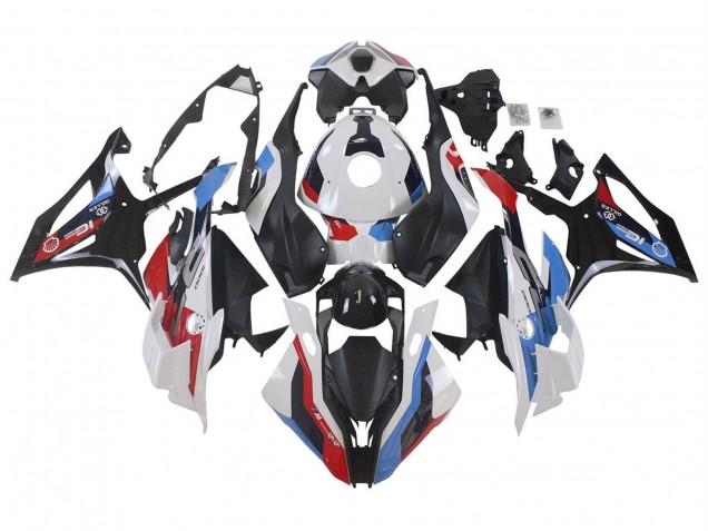 2023-2024 BMW S1000RR Motorcycle Fairings - White Blue Red Matte Black Canada
