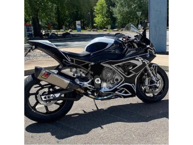 2019-2022 BMW S1000RR Motorcycle Fairings - Black White Canada