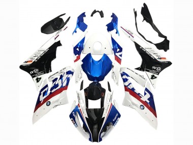 Wholesale 2017-2018 BMW S1000RR Motorcycle Fairings - White Blue Red Glossy Black Tyco Canada
