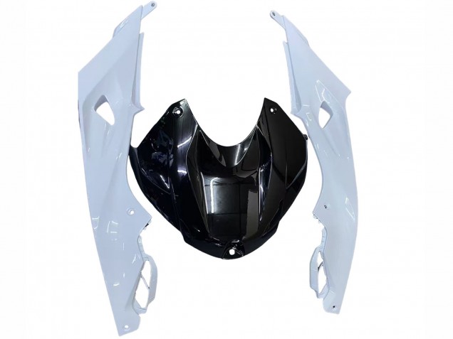 2015-2016 BMW S1000RR Motorcycle Fairings - White Glossy Black Fiamm Canada