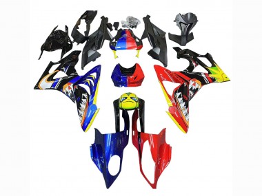Wholesale 2009-2014 BMW S1000RR Motorcycle Fairings - Red Blue Yellow Shark Canada