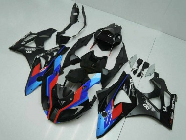 Wholesale 2009-2014 BMW S1000RR Motorcycle Fairings - Blue Red Matte Black Castrol Canada