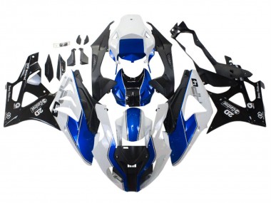 Wholesale 2009-2014 BMW S1000RR Motorcycle Fairings - White Blue Glossy Black Castrol Canada