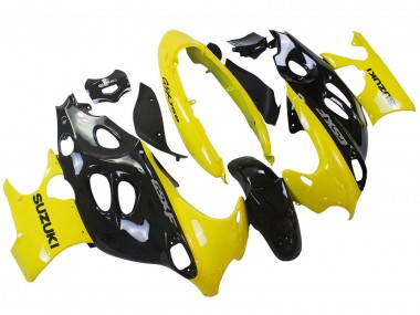 Wholesale 2004-2006 Suzuki GSX600F/GSX750F Motorcycle Fairings - Glossy Black Yellow Canada