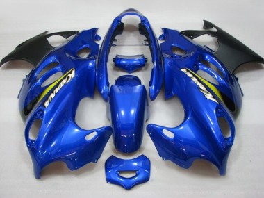 Wholesale 2004-2006 Suzuki GSX600F/GSX750F Motorcycle Fairings - Blue Yellow Matte Black Katana Canada