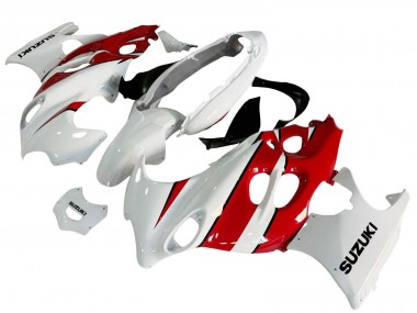 Wholesale 2004-2006 Suzuki GSX600F/GSX750F Motorcycle Fairings - White Red Canada