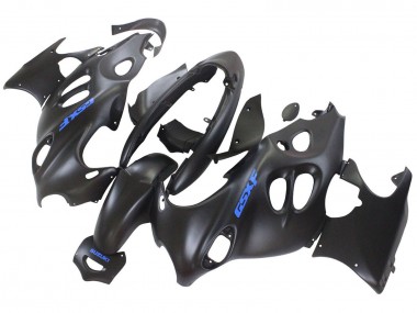 Wholesale 2004-2006 Suzuki GSX600F/GSX750F Motorcycle Fairings - Matte Black with Blue Logo Canada