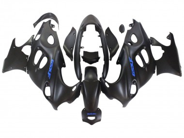 Wholesale 2004-2006 Suzuki GSX600F/GSX750F Motorcycle Fairings - Matte Black with Blue Logo Canada