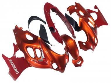 Wholesale 2004-2006 Suzuki GSX600F/GSX750F Motorcycle Fairings - Burnt Orange White Logo Canada