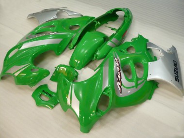 Wholesale 2004-2006 Suzuki GSX600F/GSX750F Motorcycle Fairings - Green Silver Katana Canada