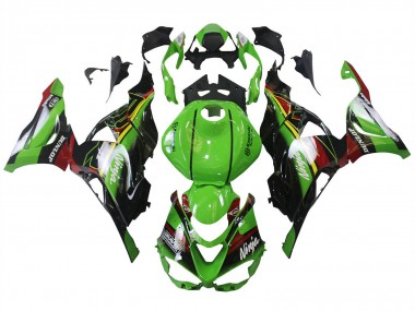 Wholesale 2023-2025 Kawasaki ZX6R Motorcycle Fairings - Green Black Red Yellow Dunlop Canada
