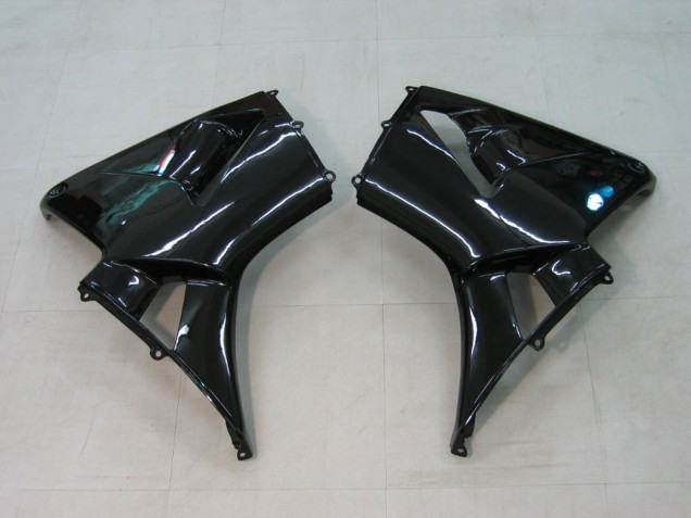 2003-2004 Honda CBR600RR Motorcycle Fairings - Glossy Black Red Decals Canada