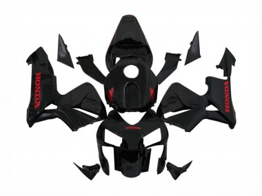 Wholesale 2003-2004 Honda CBR600RR Motorcycle Fairings - Glossy Black Red Decals Canada