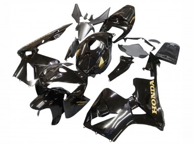 Wholesale 2005-2006 Honda CBR600RR Motorcycle Fairings - Black with Gold Logo Canada