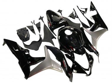 Wholesale 2007-2008 Honda CBR600RR Motorcycle Fairing Kits - Silver Glossy Black Canada