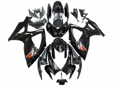 Wholesale 2006-2007 Suzuki GSXR 600 / GSXR 750 Motorcycle Fairings - Glossy Black Silver Red Canada