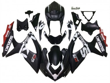 Wholesale 2008-2010 Suzuki GSXR 600 / GSXR 750 Motorcycle Fairings - Matte Black Red White Canada