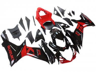 Wholesale 2011-2024 Suzuki GSXR 600 / GSXR 750 Motorcycle Fairing Kits - Red Glossy Black Canada