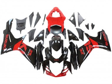 Wholesale 2011-2024 Suzuki GSXR 600 / GSXR 750 Motorcycle Fairing Kits - Red Glossy Black Canada
