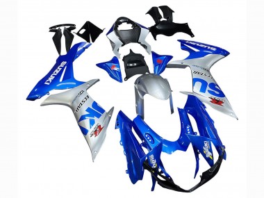 Wholesale 2011-2024 Suzuki GSXR 600 / GSXR 750 Motorcycle Fairings - Blue Silver Ecstar Canada
